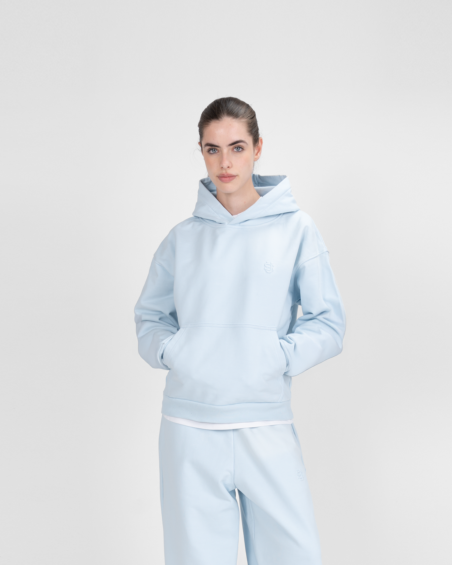 SU HOODIE - ICE BLUE