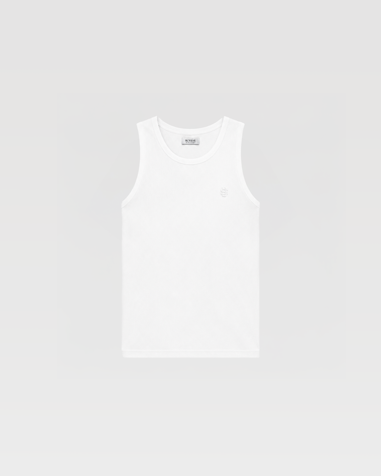 SU HEAVY RIB TANK TOP - WHITE