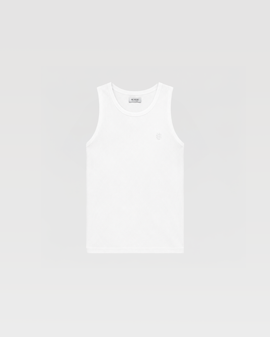 SU HEAVY RIB TANK TOP - WHITE