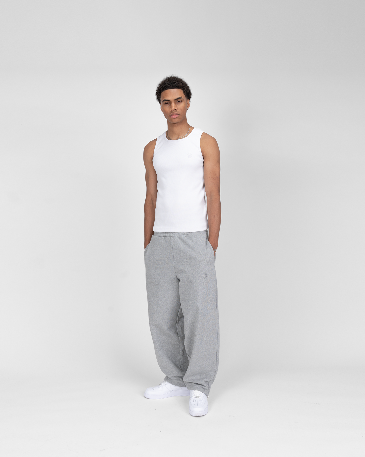SU HEAVY RIB TANK TOP - WHITE