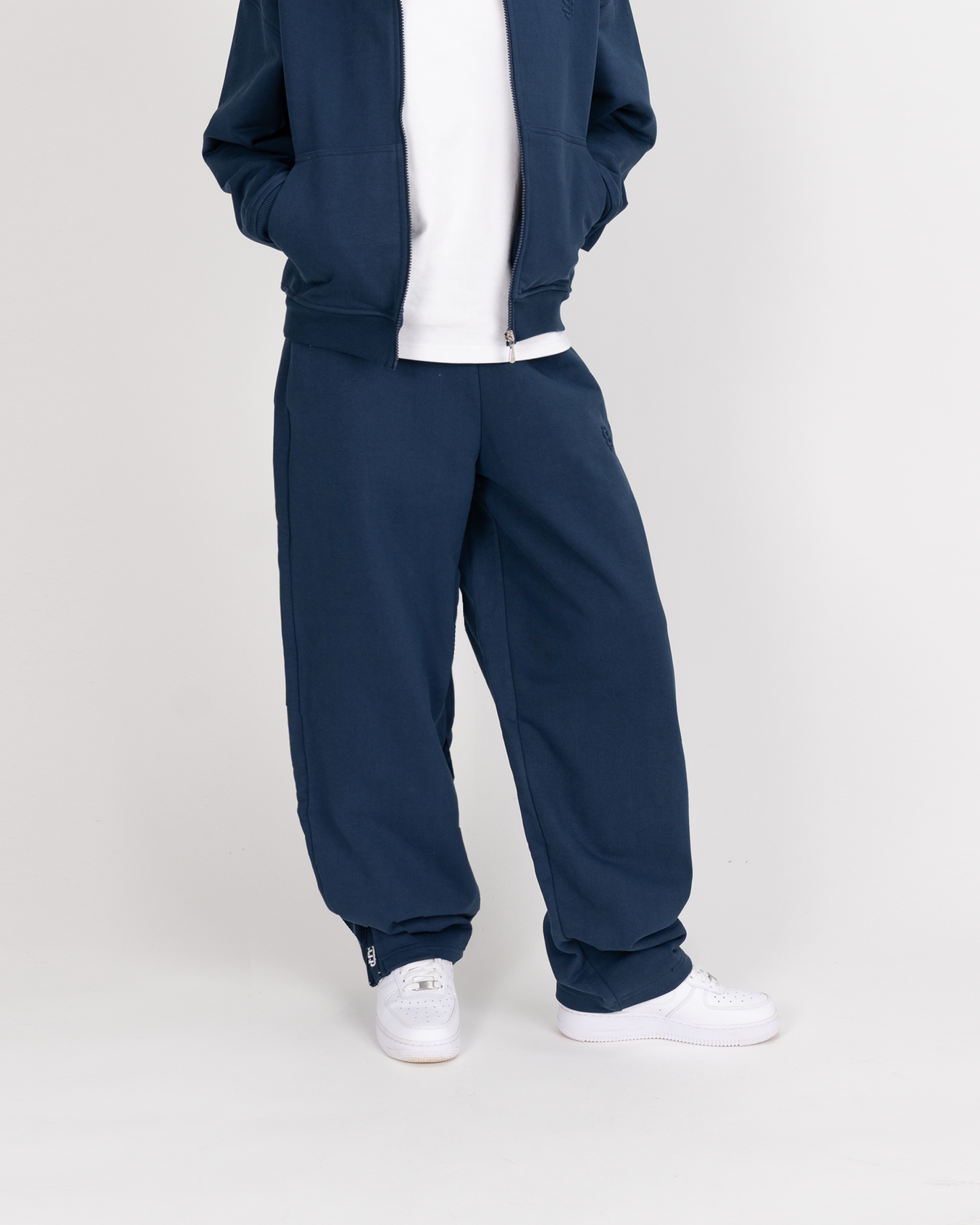 SU ZIP JOGGER - NAVY BLUE