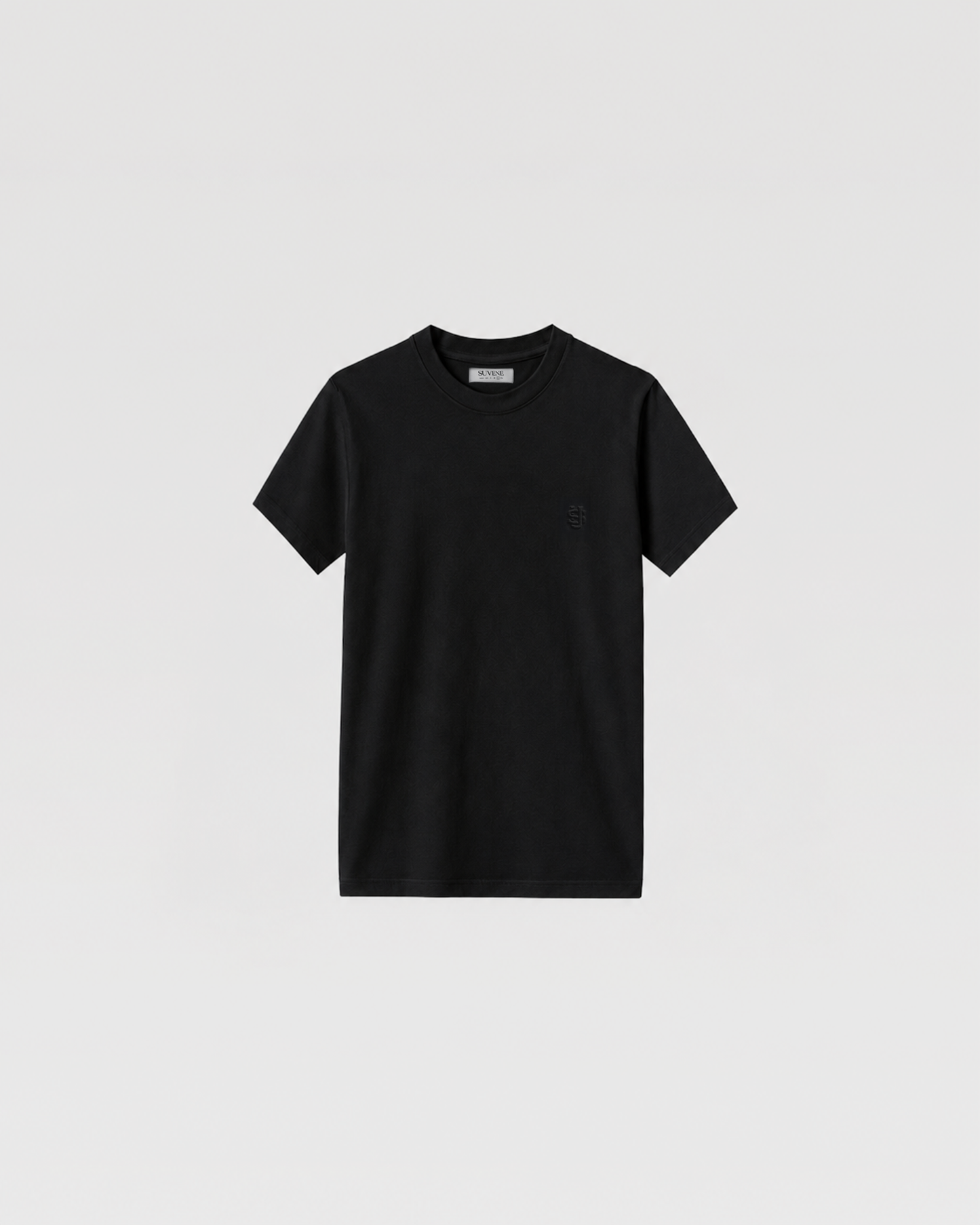 SU SLIM FIT T-SHIRT - BLACK