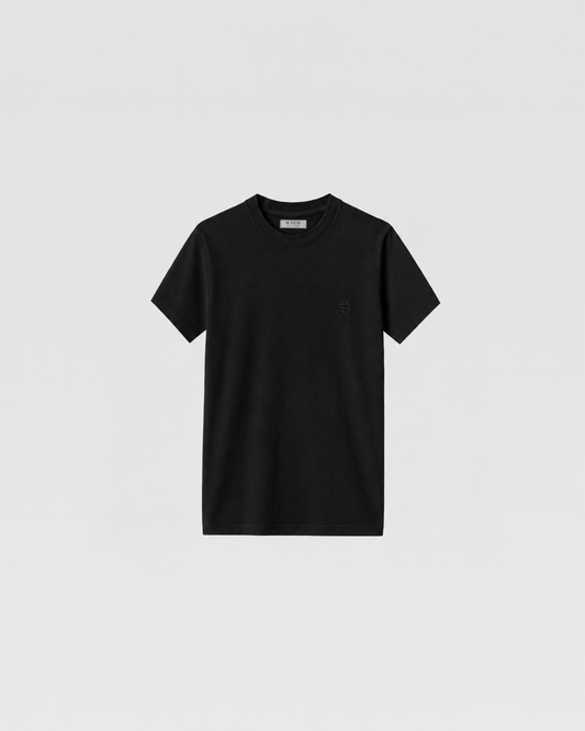 SU SLIM FIT T-SHIRT - BLACK