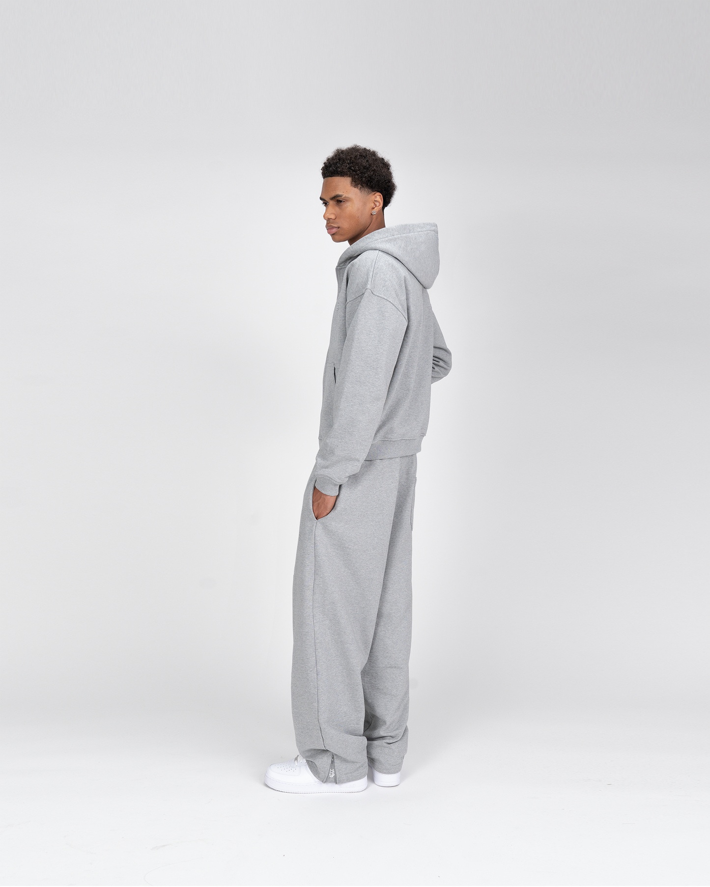 SU ZIP JOGGER - GREY
