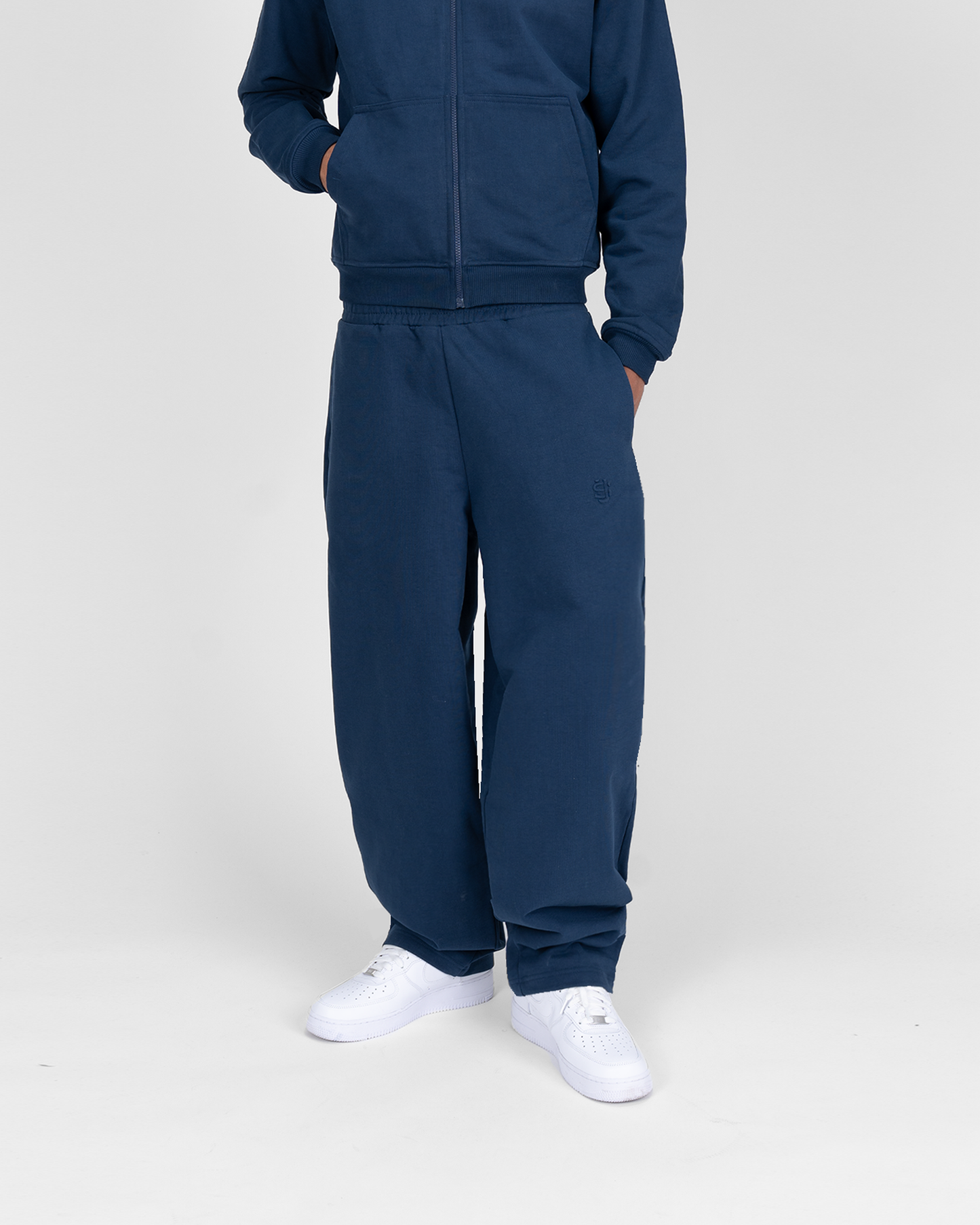 SU ZIP JOGGER - NAVY BLUE