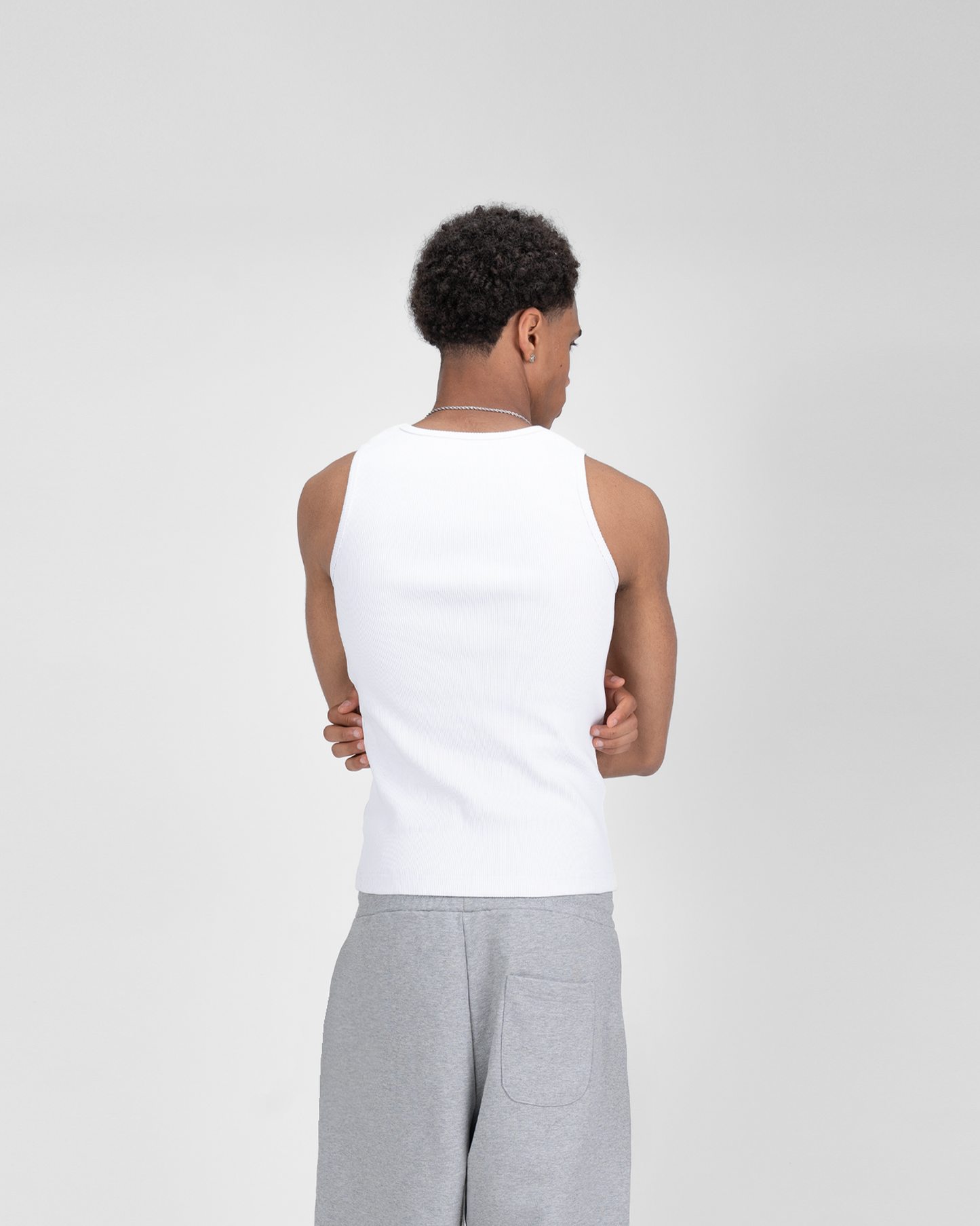 SU HEAVY RIB TANK TOP - BLACK