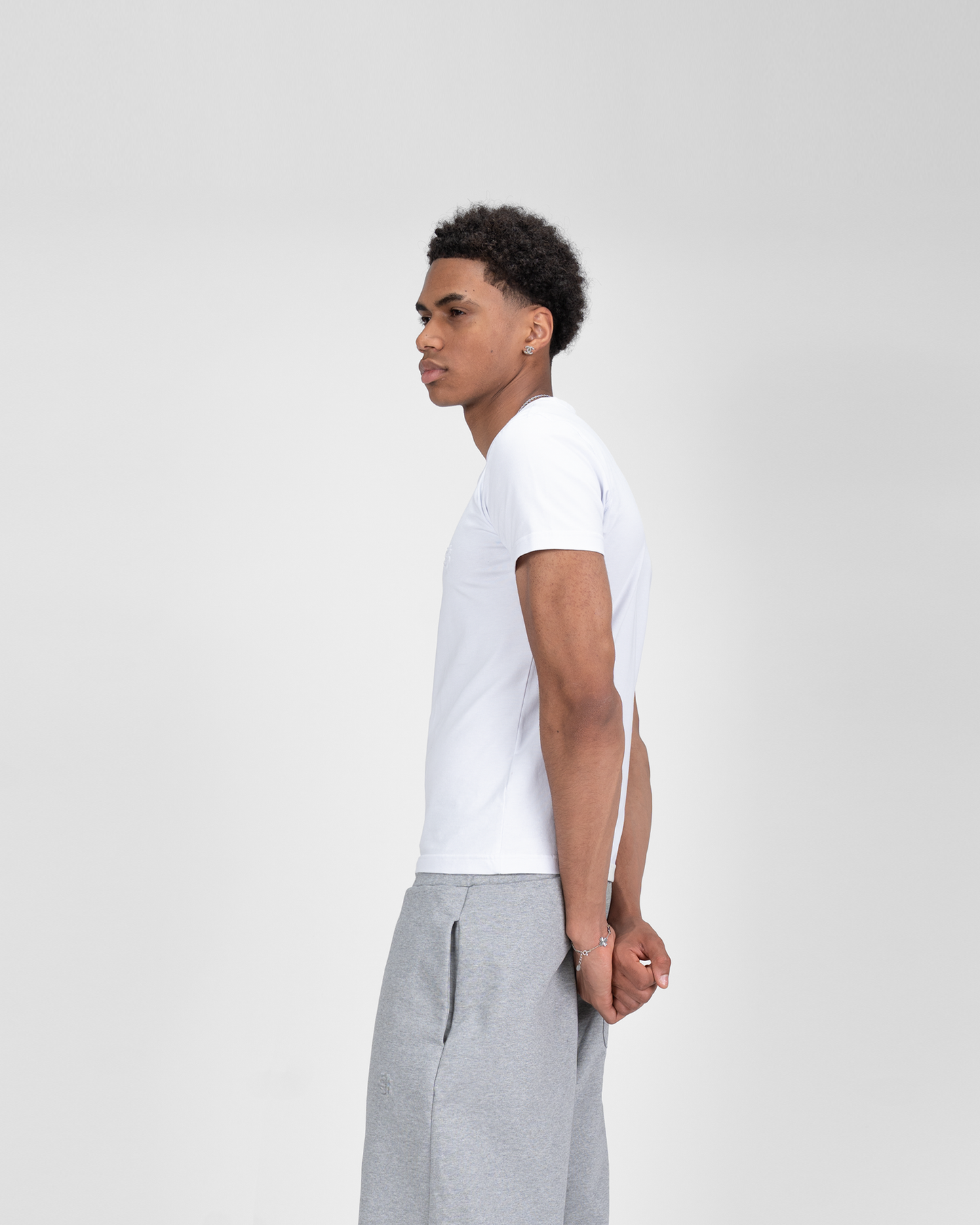 SU SLIM FIT T-SHIRT - BLACK