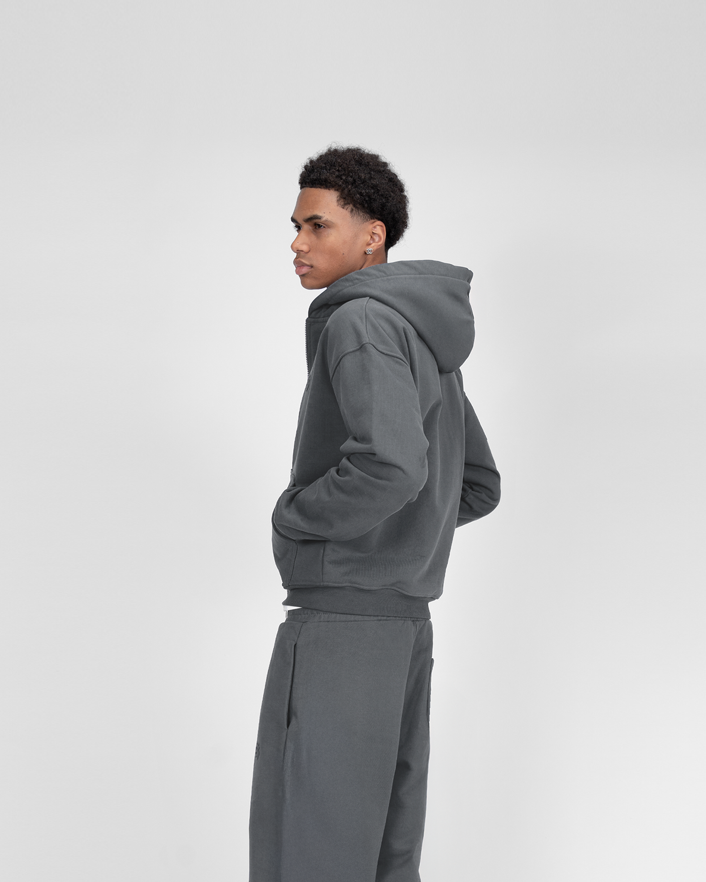 SU ZIPPER - ANTHRAZIT