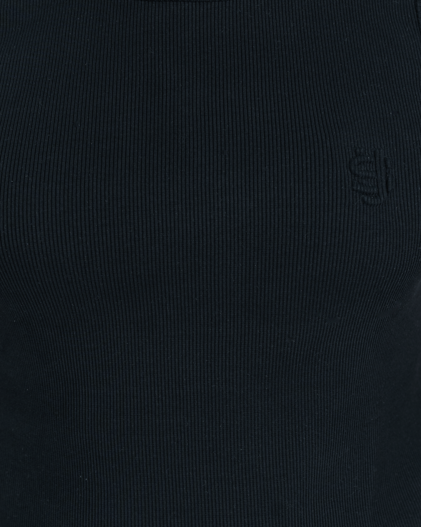 SU HEAVY RIB TANK TOP - BLACK
