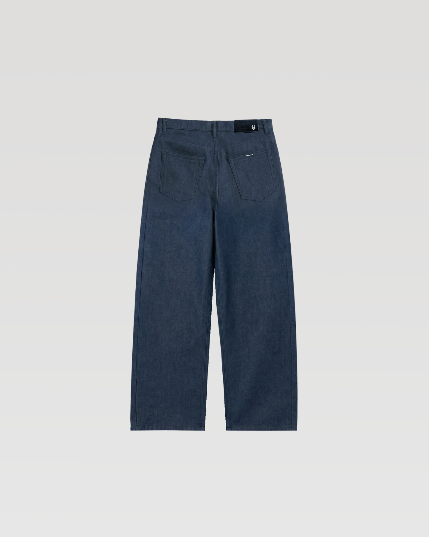 ZIP RAW DENIM - BLUE