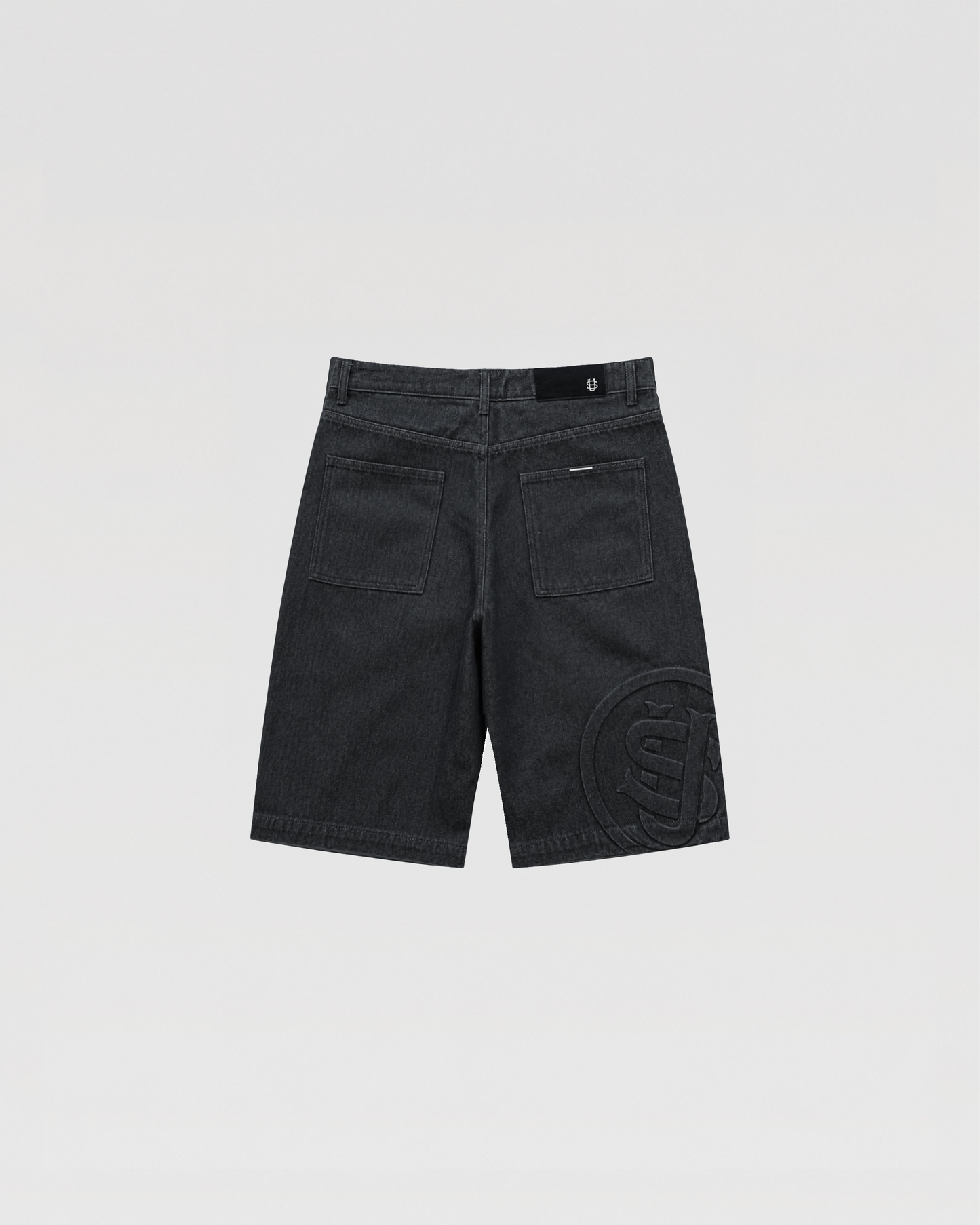 SU26 DENIM SHORTS - BLACK